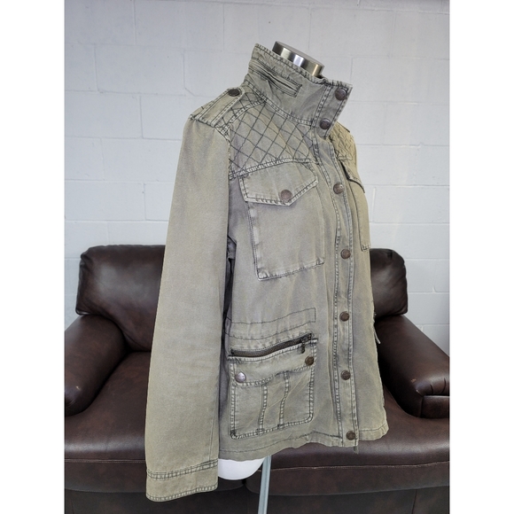 Levi's jacket size L Green military color - Picture 2 of 14